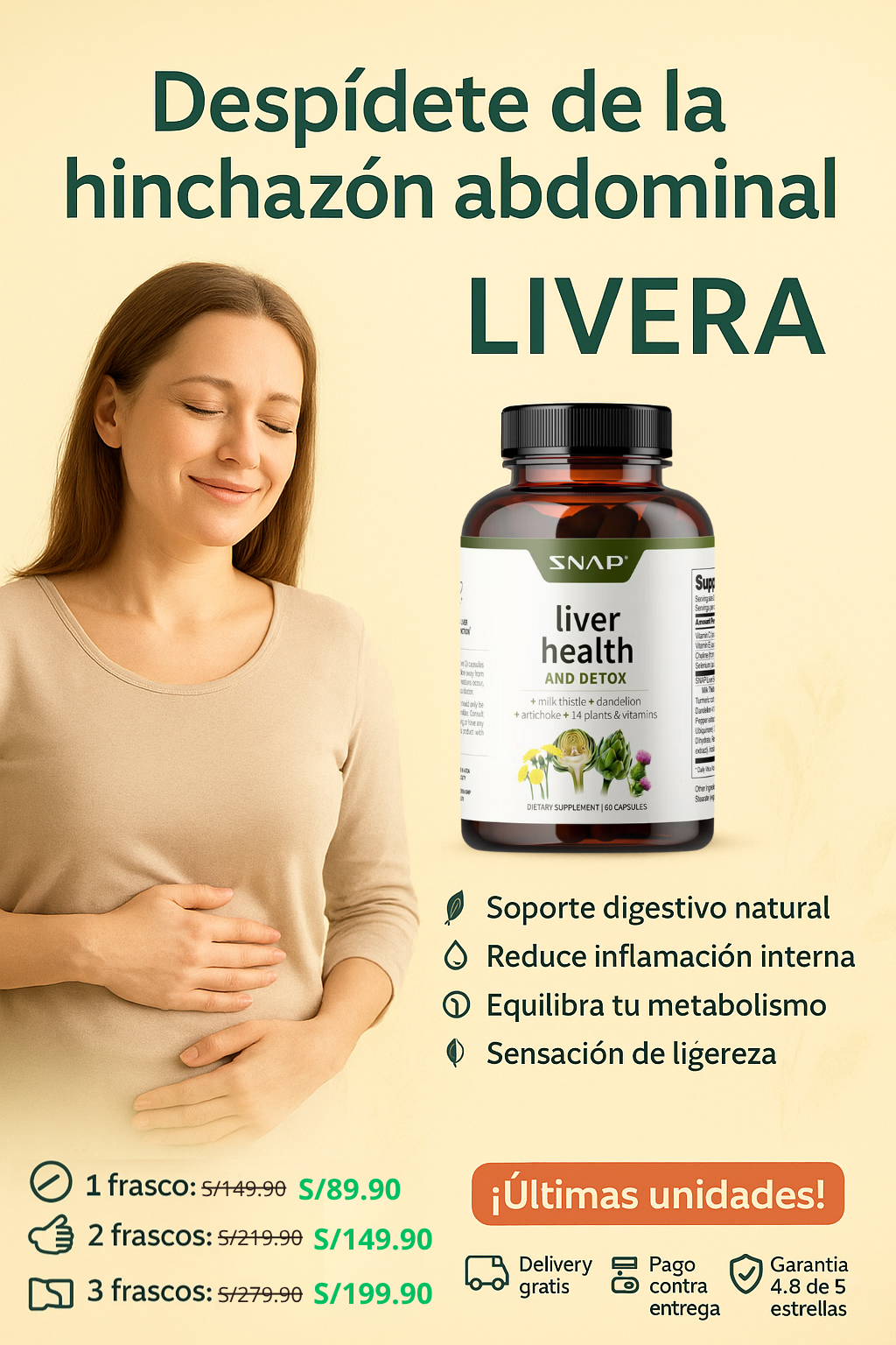 Livera - Alivia la pesadez desde la raíz